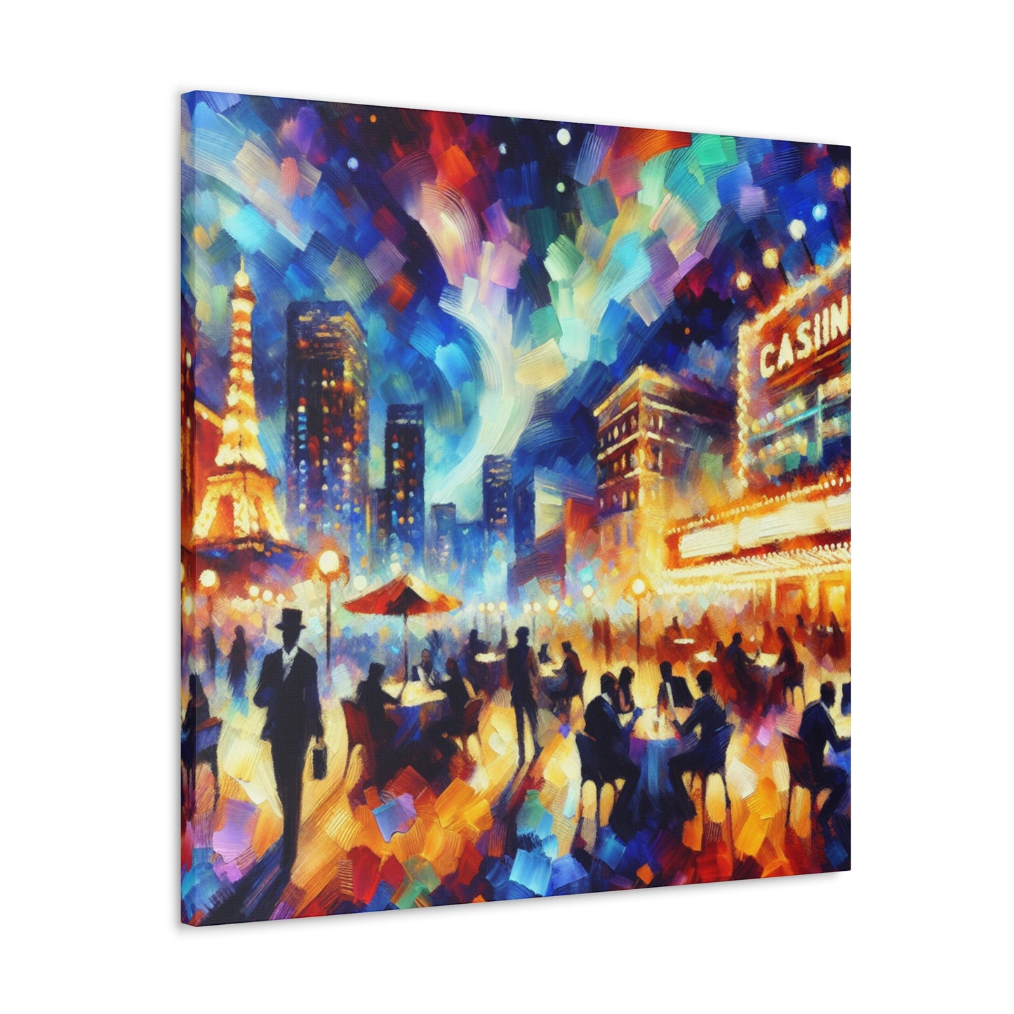 Colorful Casino Chaos - Canvas