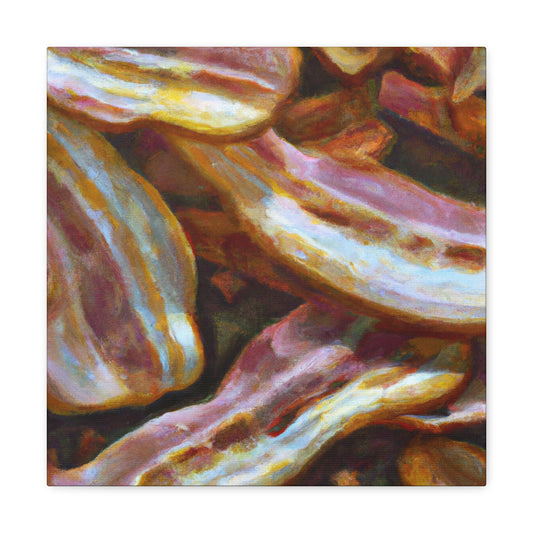 "Sizzling Bacon Realism" - Canvas