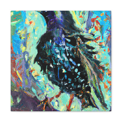 European Starling Impression - Canvas