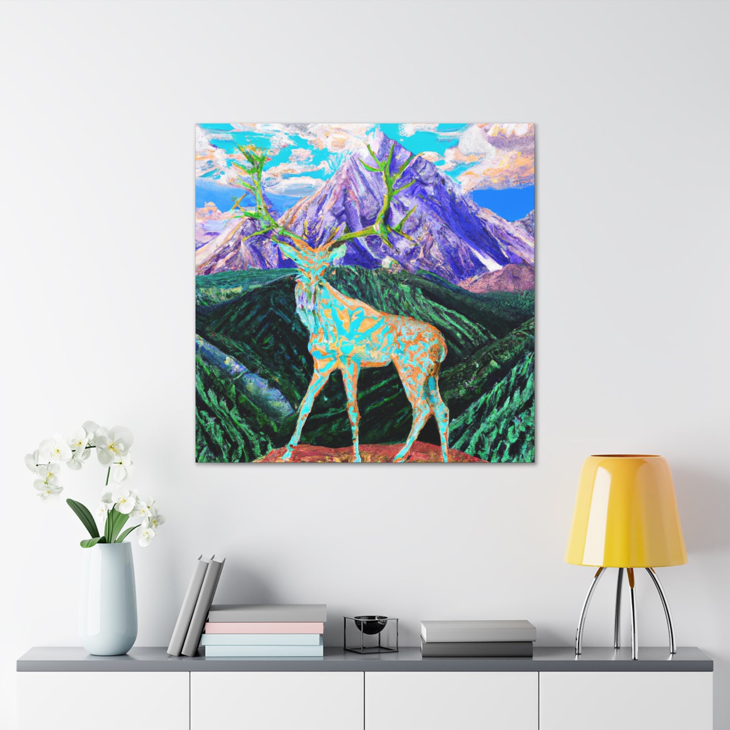 Deer in Dreamland - Canvas