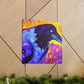 "Crow in Technicolor Dream" - Canvas