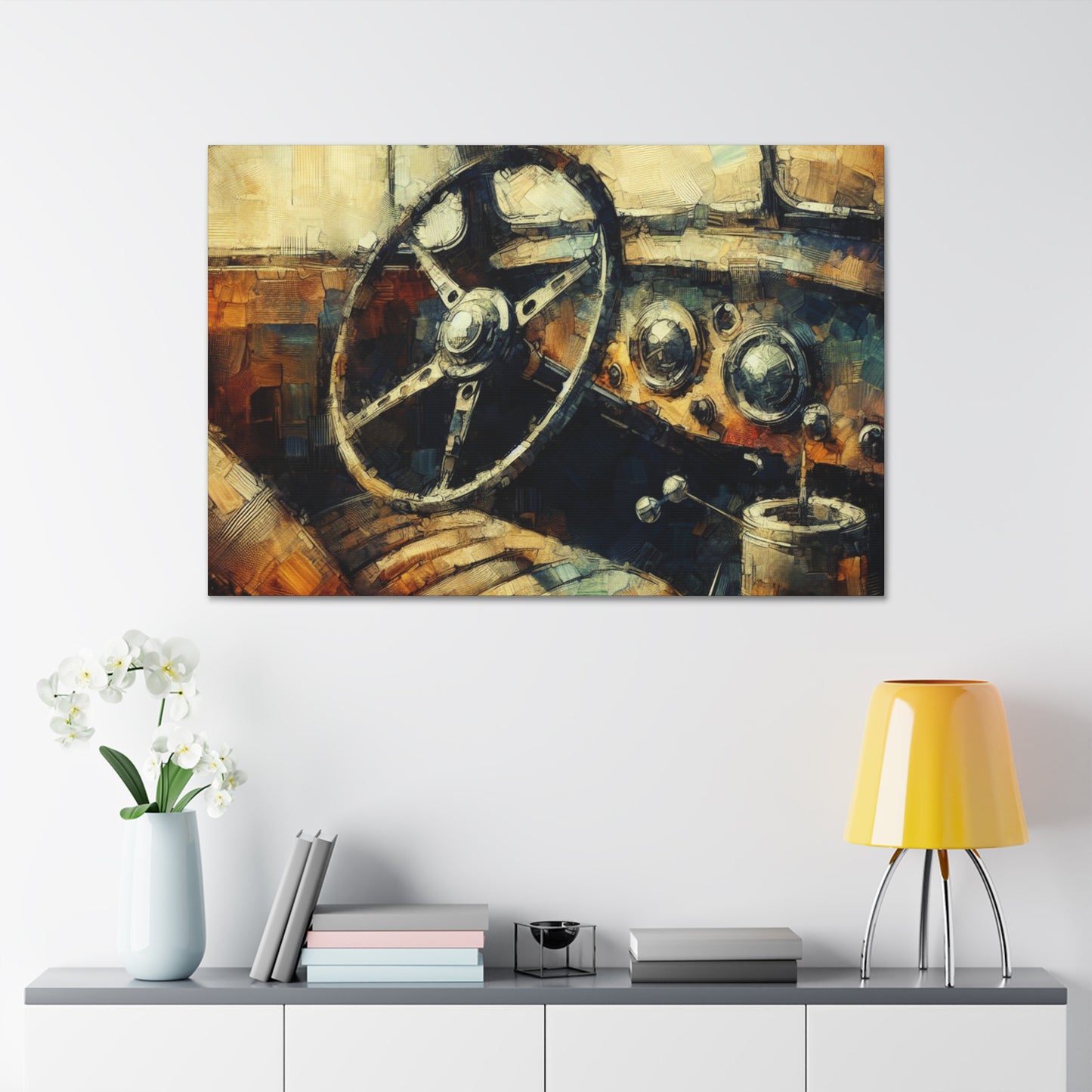 "Wheel Symphony" - Canvas