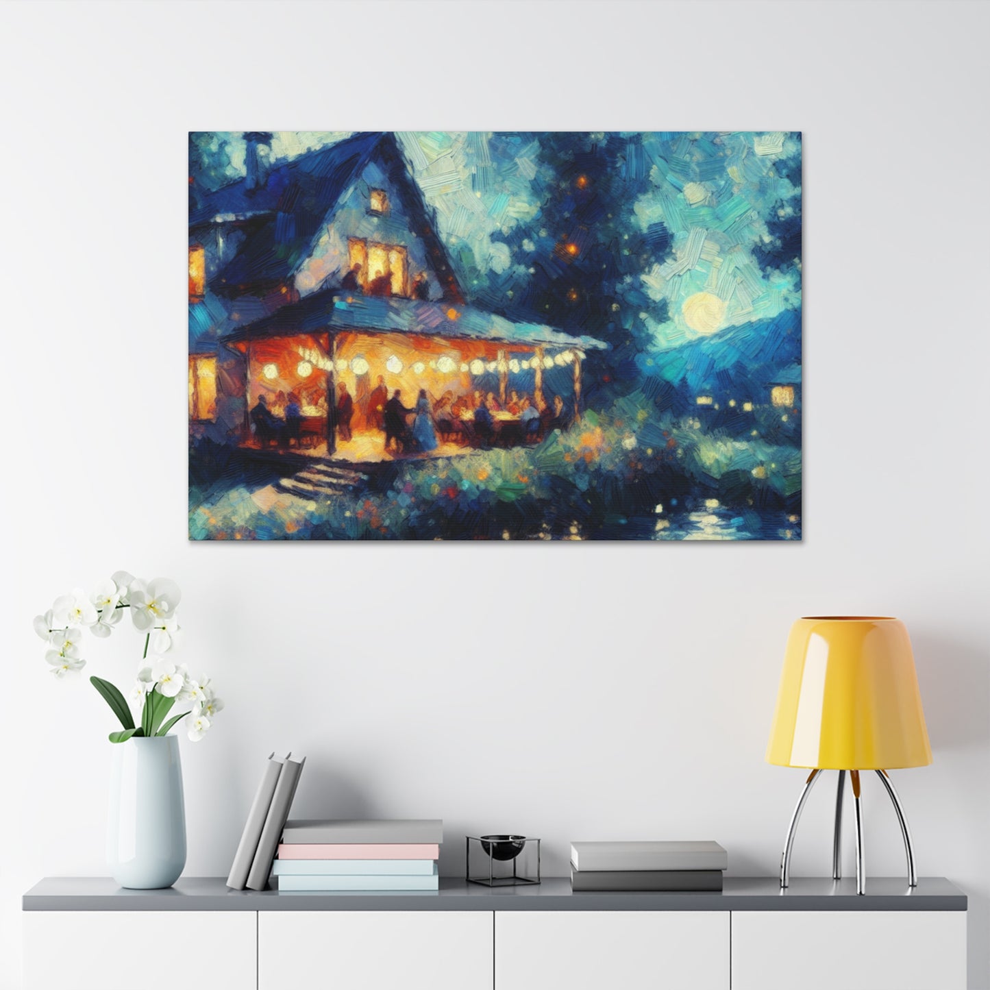 Dreamy Festive Gathering - Canvas