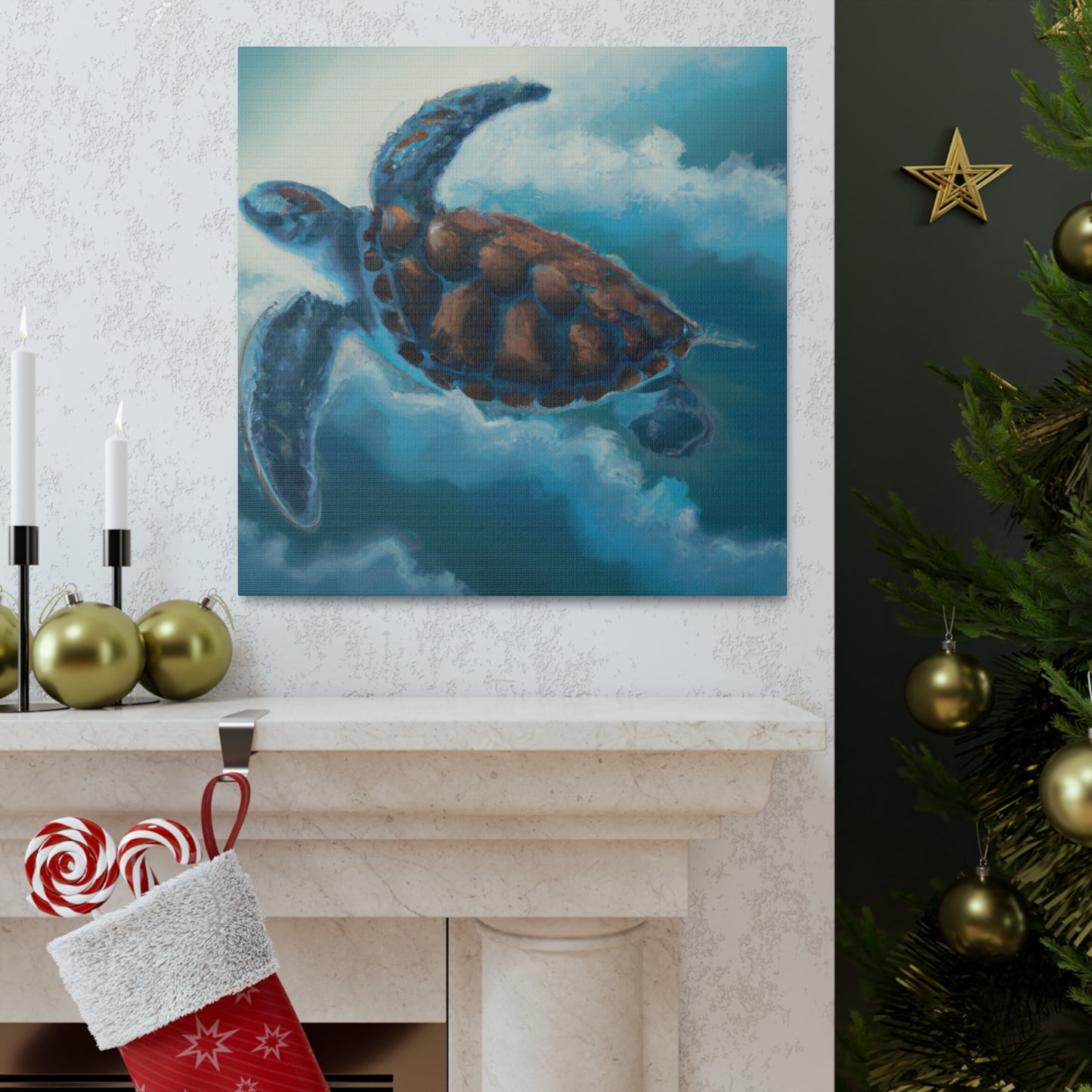 "Sea Turtle Affirmation" - Canvas