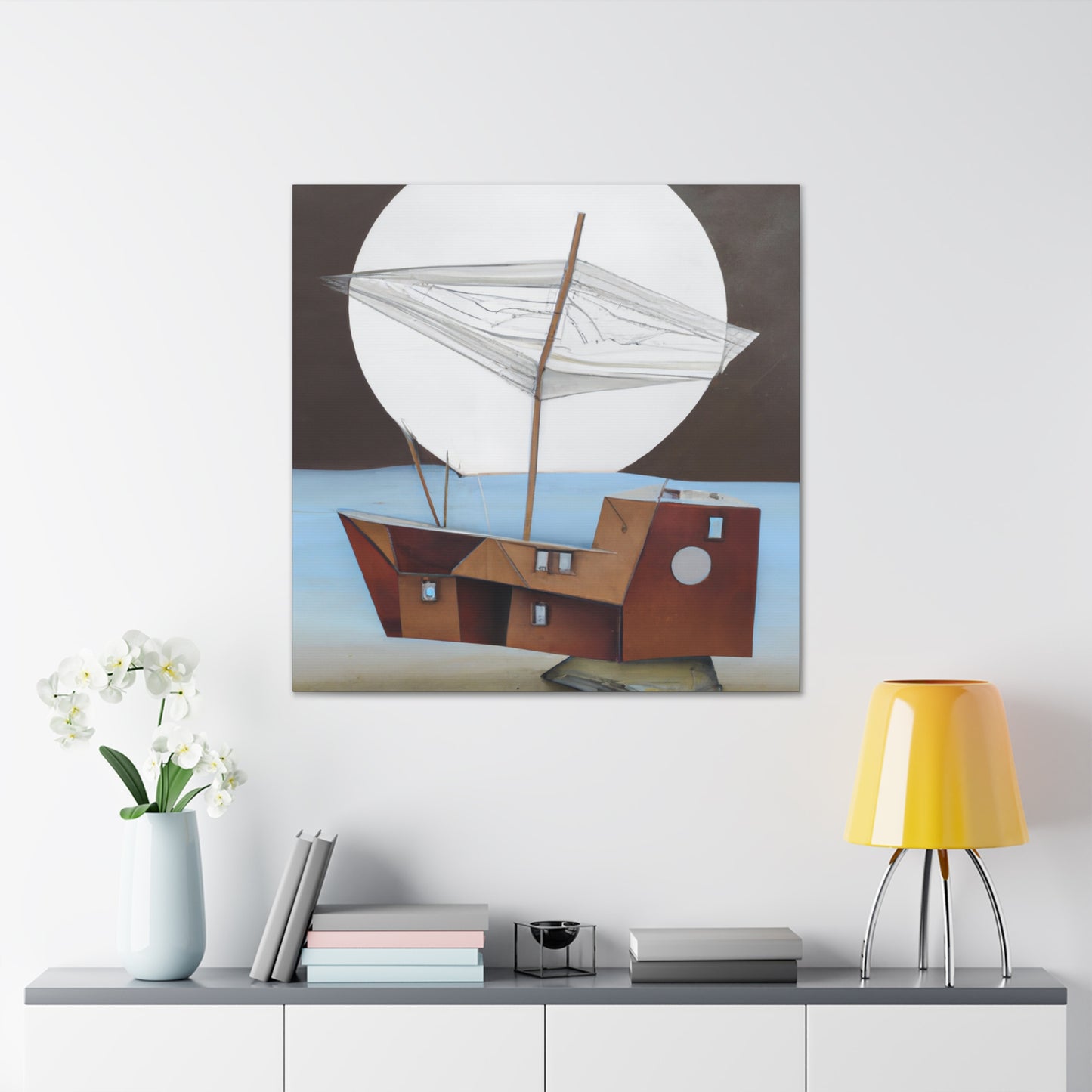 Fishing In Fluxury - Canvas