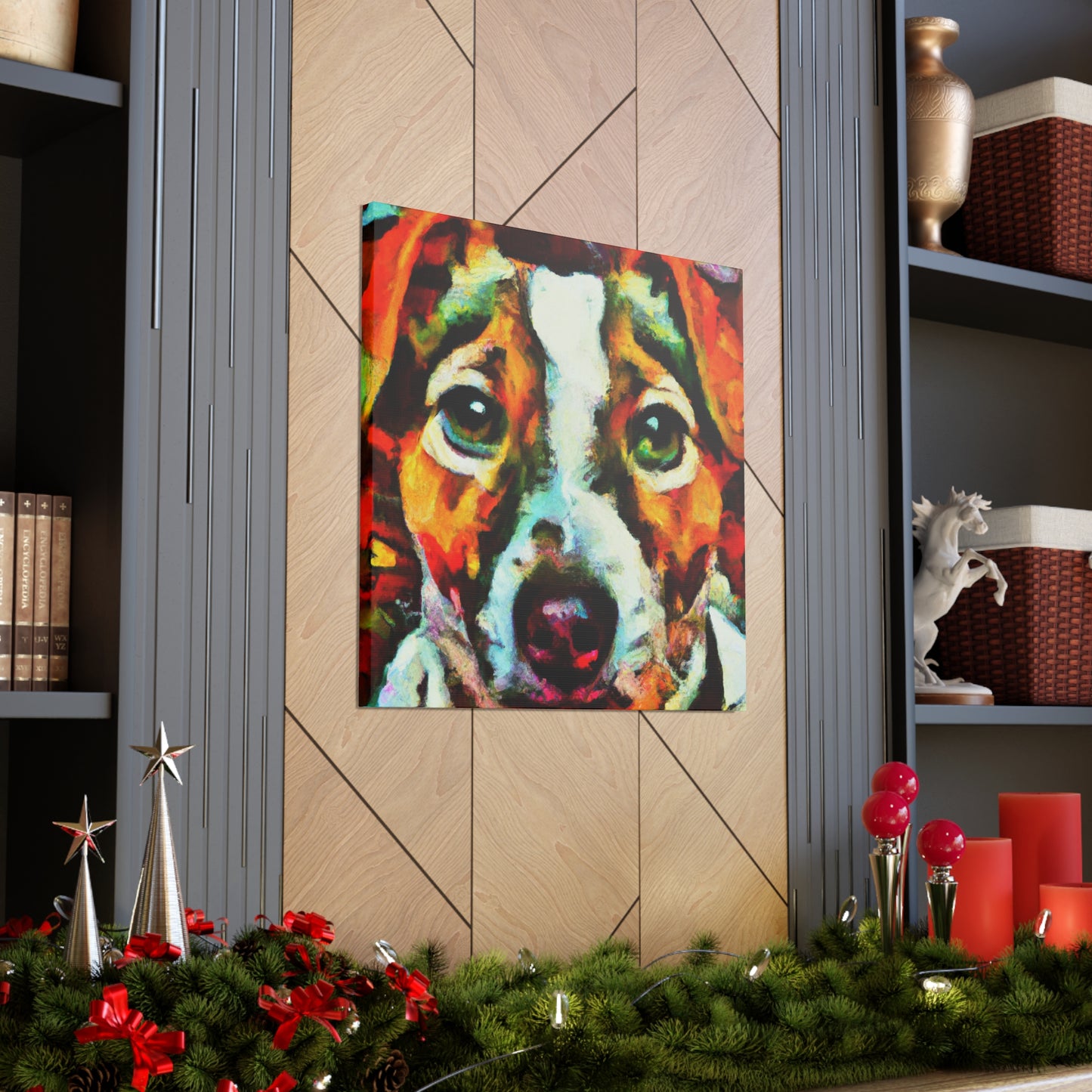 "Jack Russell Terrier Vista" - Canvas