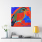 American Robin in Flight - Canvas