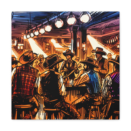 Wild West Saloon Vibes - Canvas