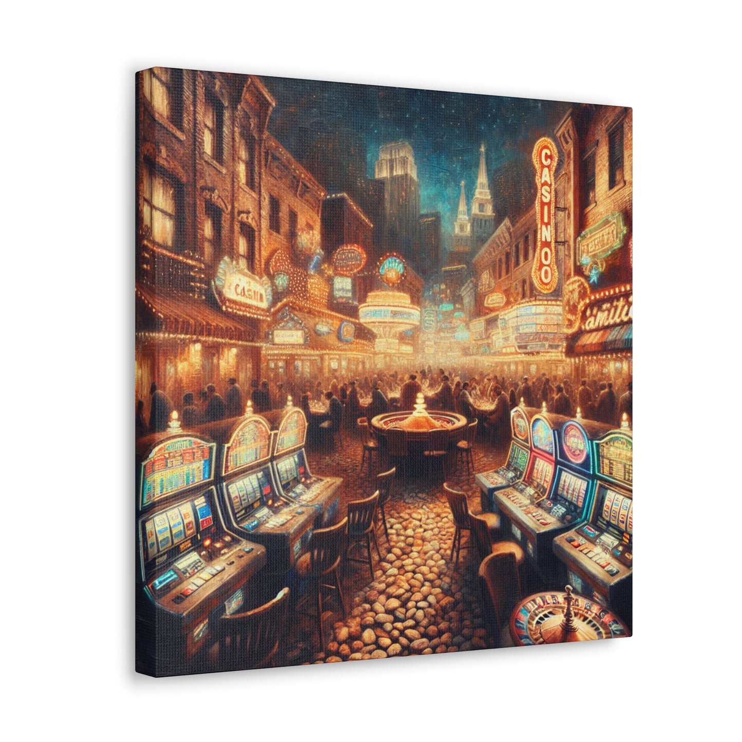 "Gamble in Verdant Halls" - Canvas