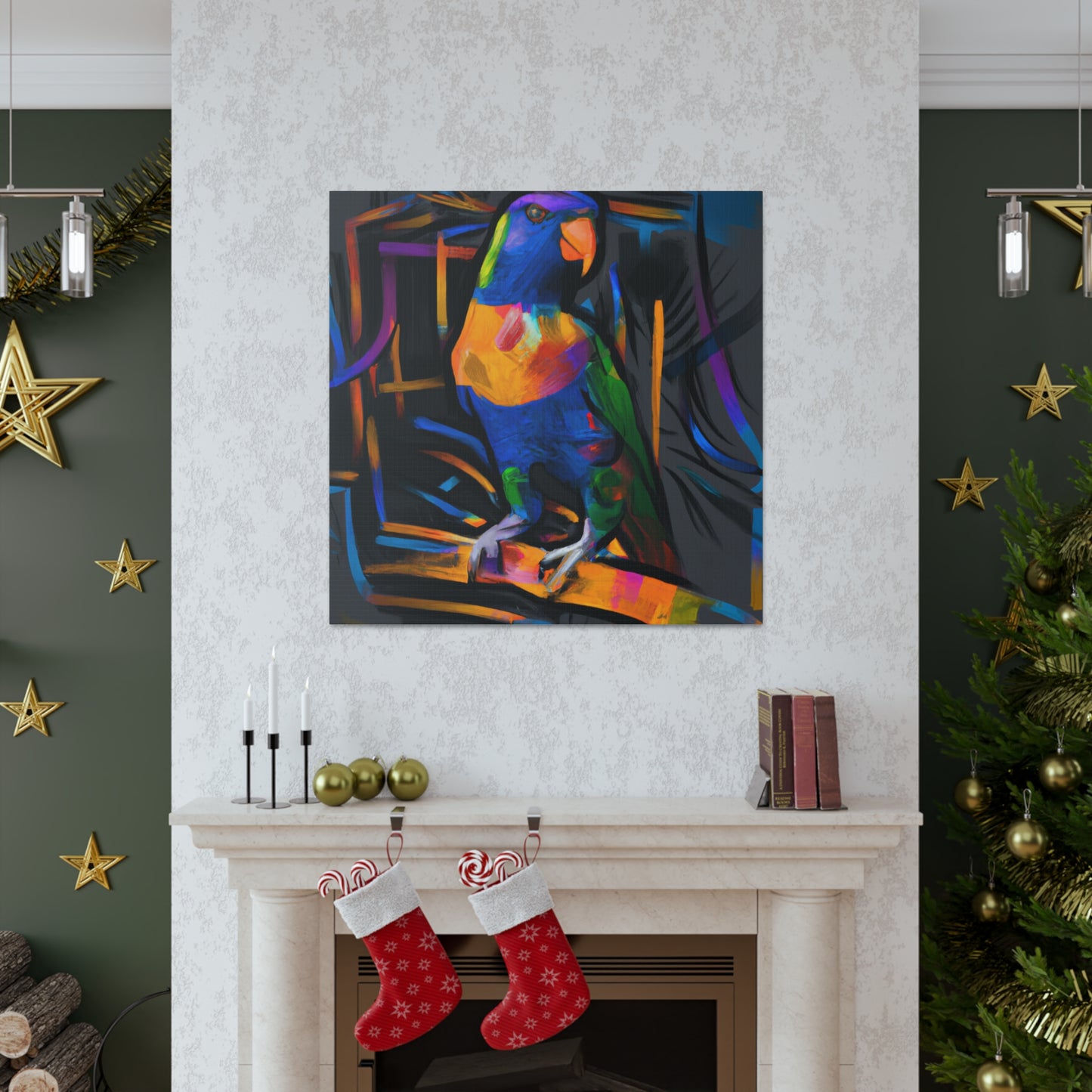 Rainbow Lorikeet Glories - Canvas