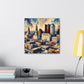 "The Vibrant Urban Odyssey" - Canvas