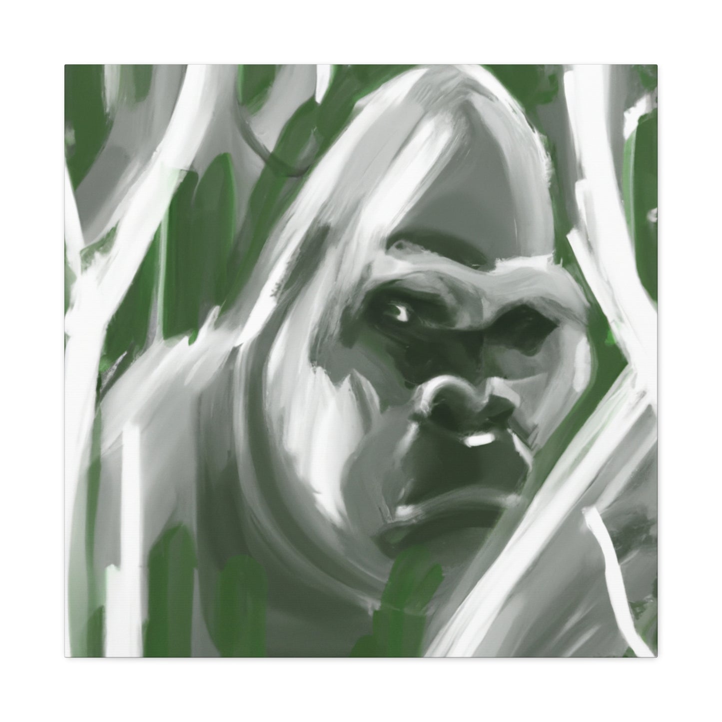 Gorilla in Impressionism - Canvas