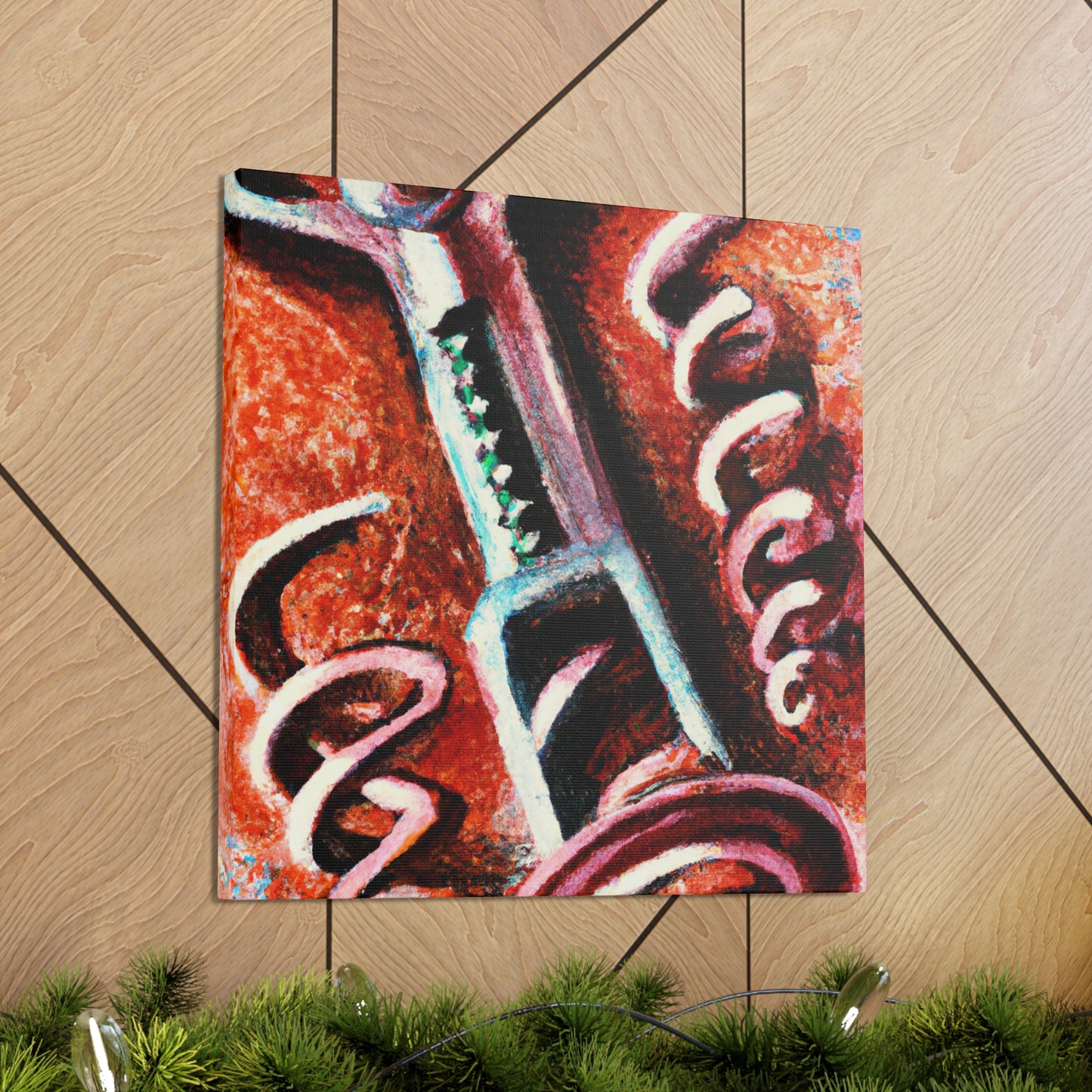 "Corkscrew with Neoclassicism" - Canvas