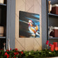 "Mandarin Ducks in Deco" - Canvas