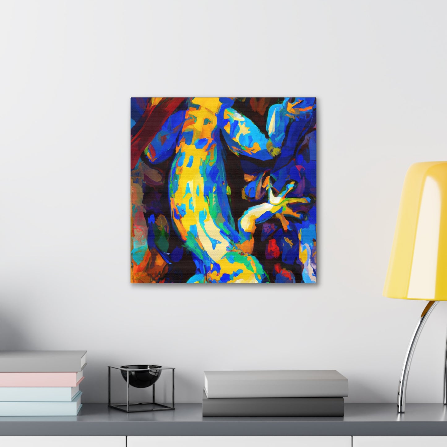 Lizard in Monochrome - Canvas