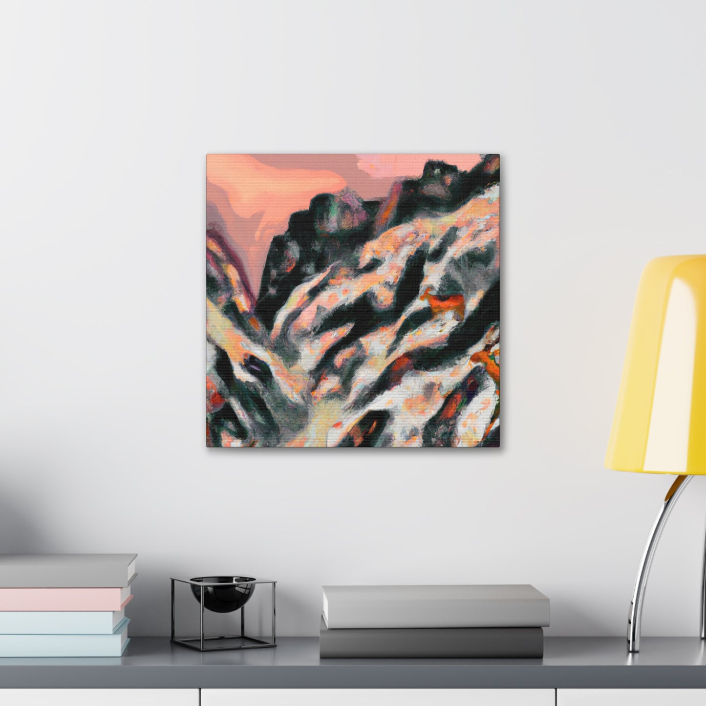 Ibex in Expressionism - Canvas