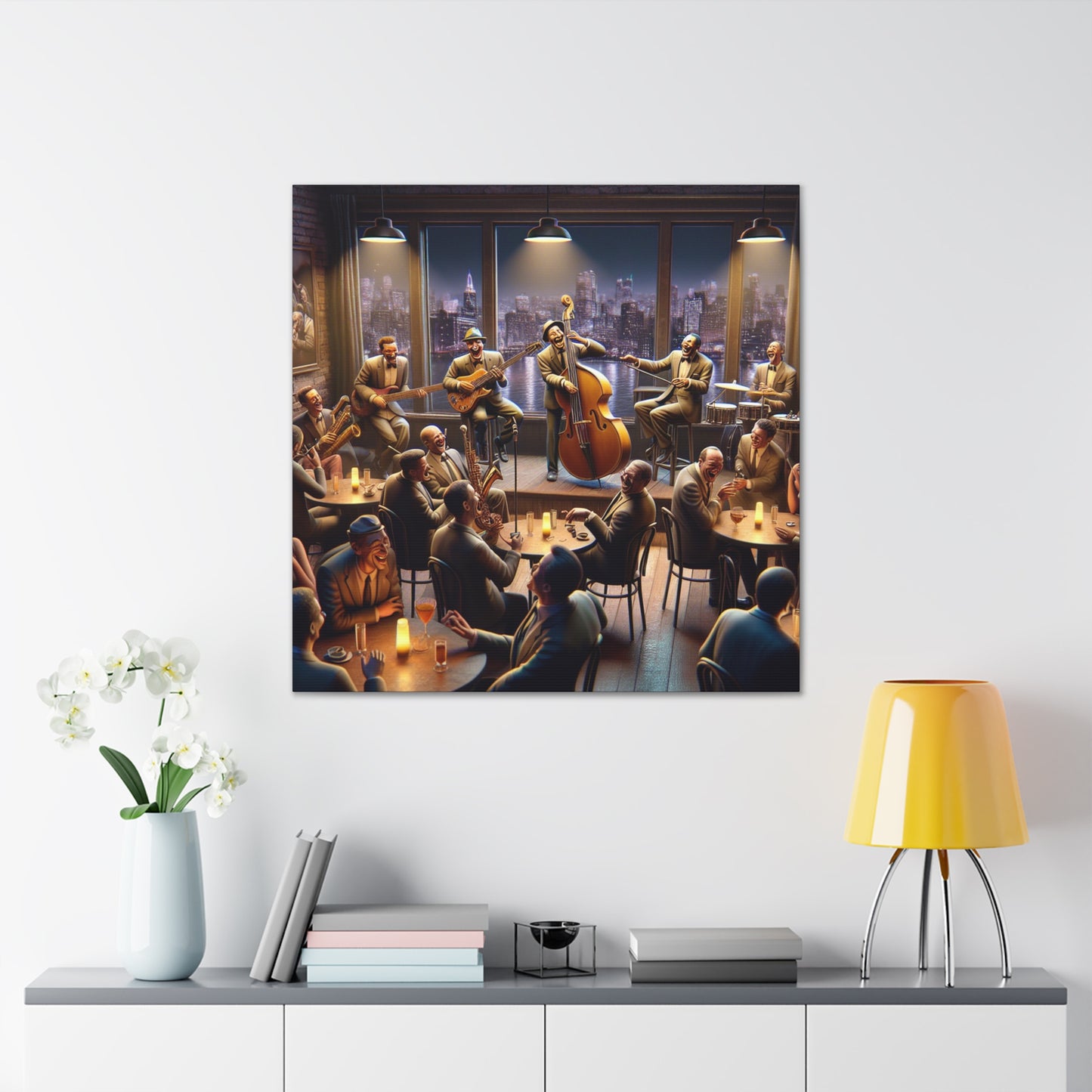 Euphonic Nightscape Reverie - Canvas