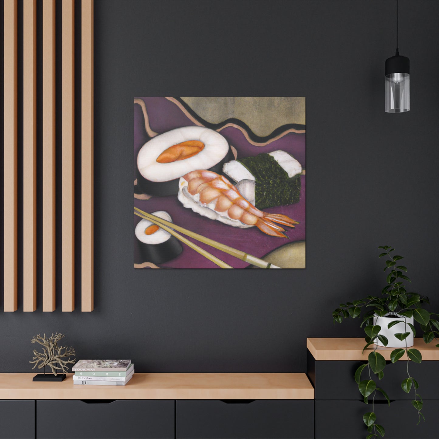 "Sushi of Art Nouveau" - Canvas