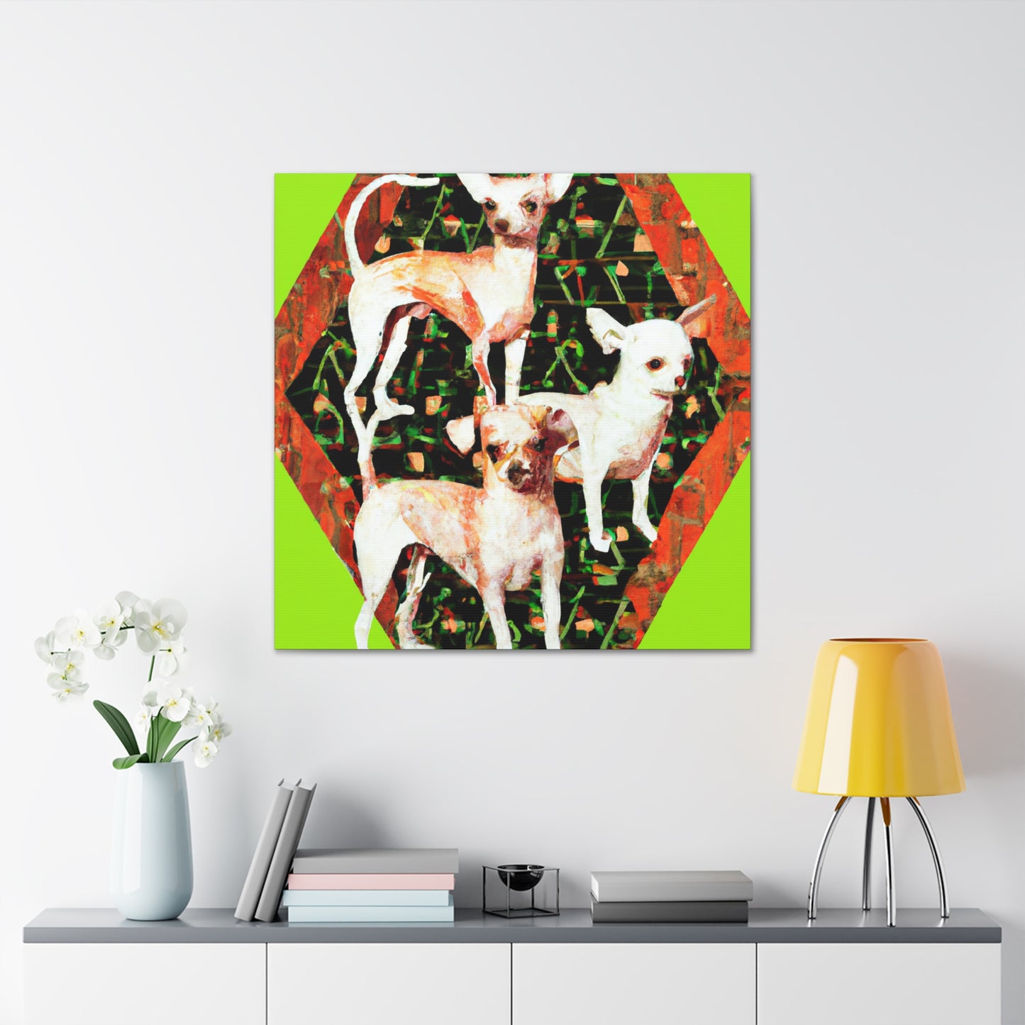 "Chihuahua Pop Art" - Canvas