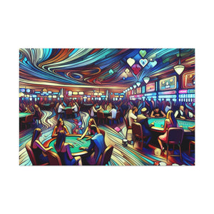 "Chaos at Casino" - Canvas