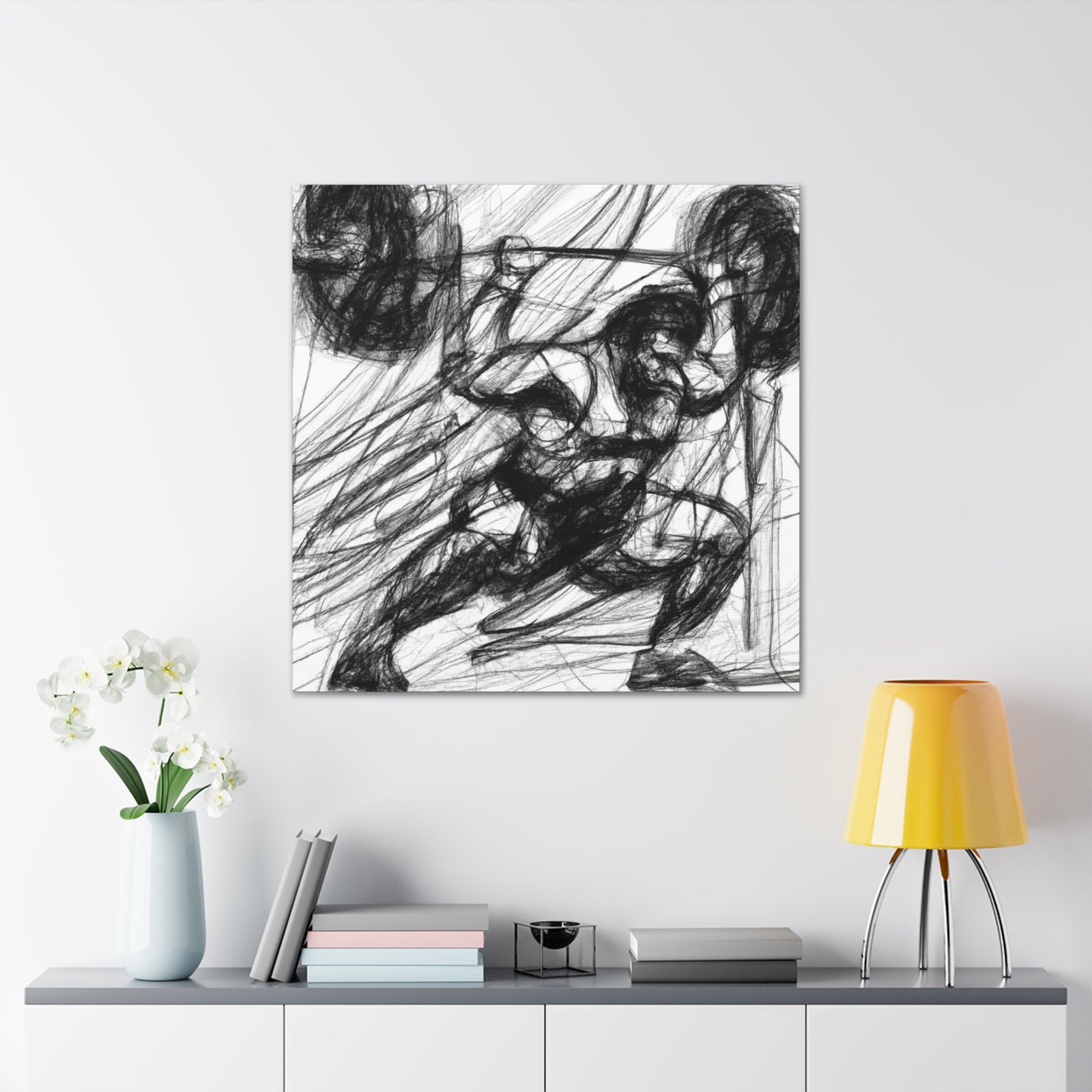 Lifting With Graceful Power - Canvas