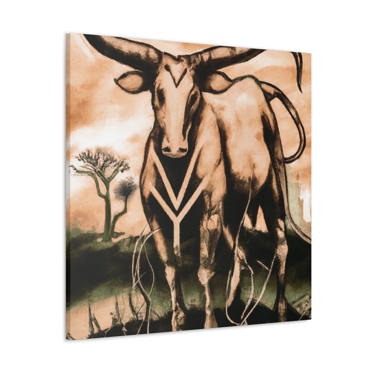 "Texas Longhorns Majestic Majesty" - Canvas