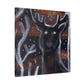 Reindeer in Abstraction - Canvas