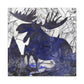 Moose in Abstraction - Canvas