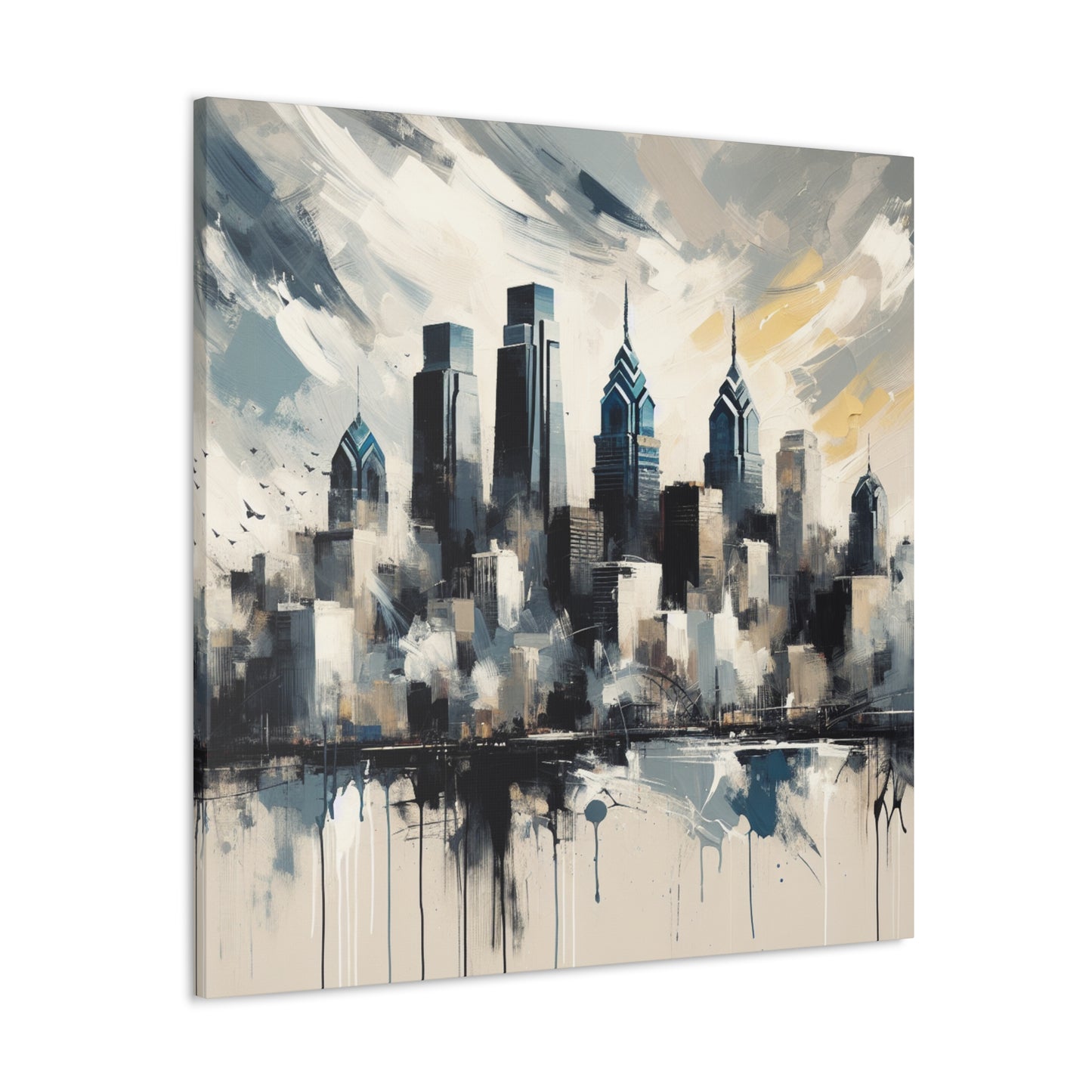 "Cityscape Serenade Philadelphia" - Canvas