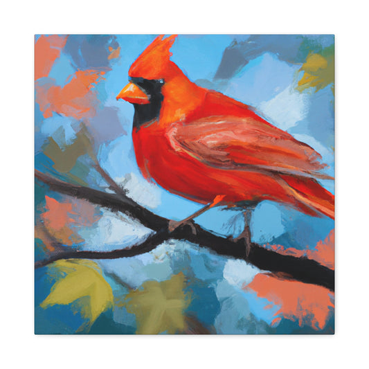 Northern Cardinal Hues - Canvas