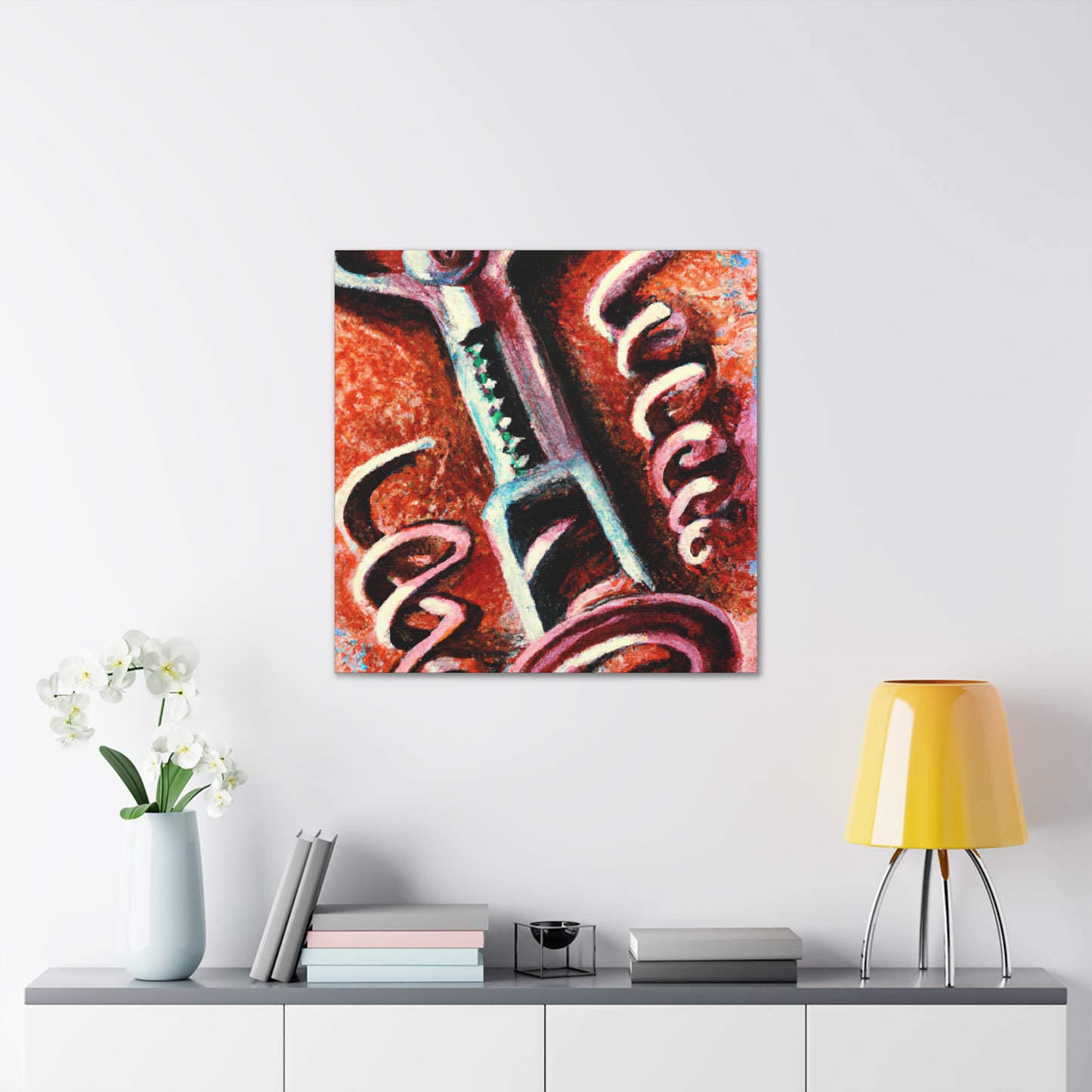 "Corkscrew with Neoclassicism" - Canvas