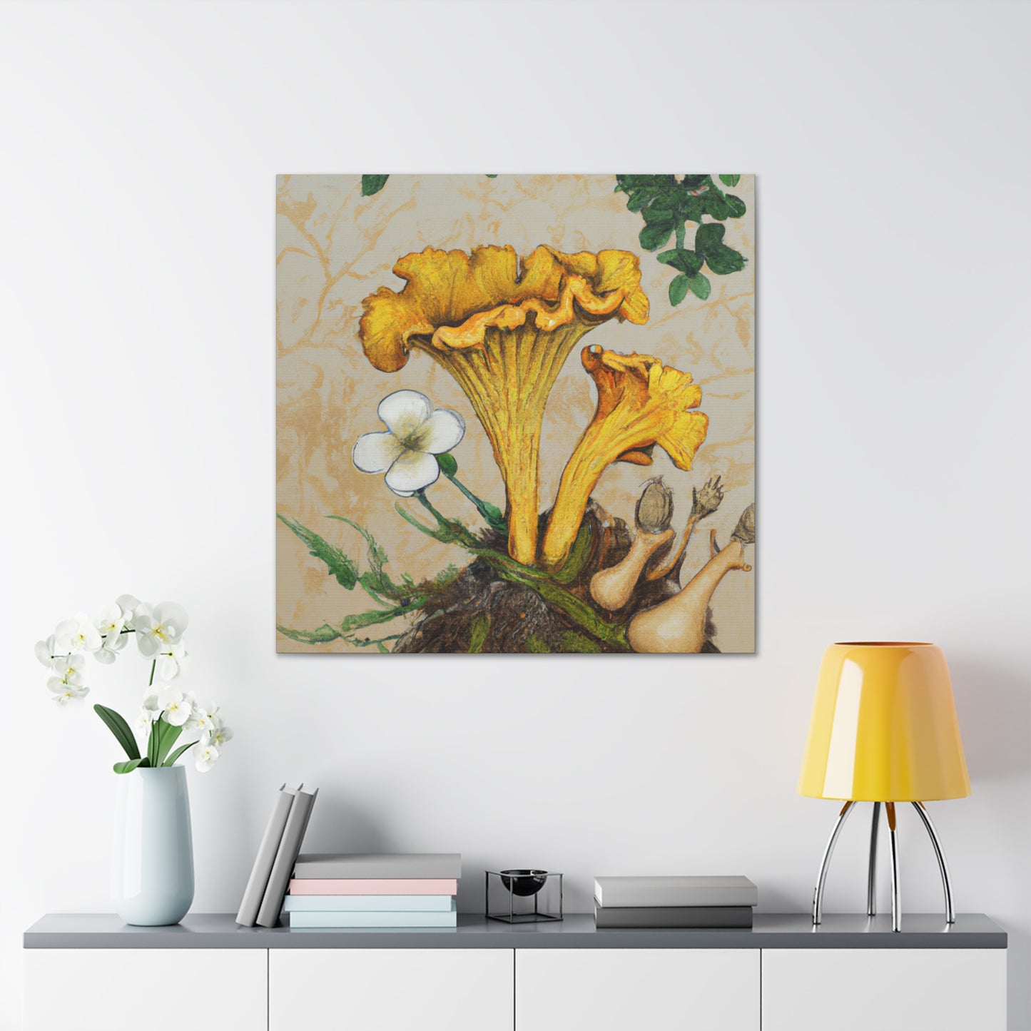 Chanterelle's Renaissance Dance - Canvas