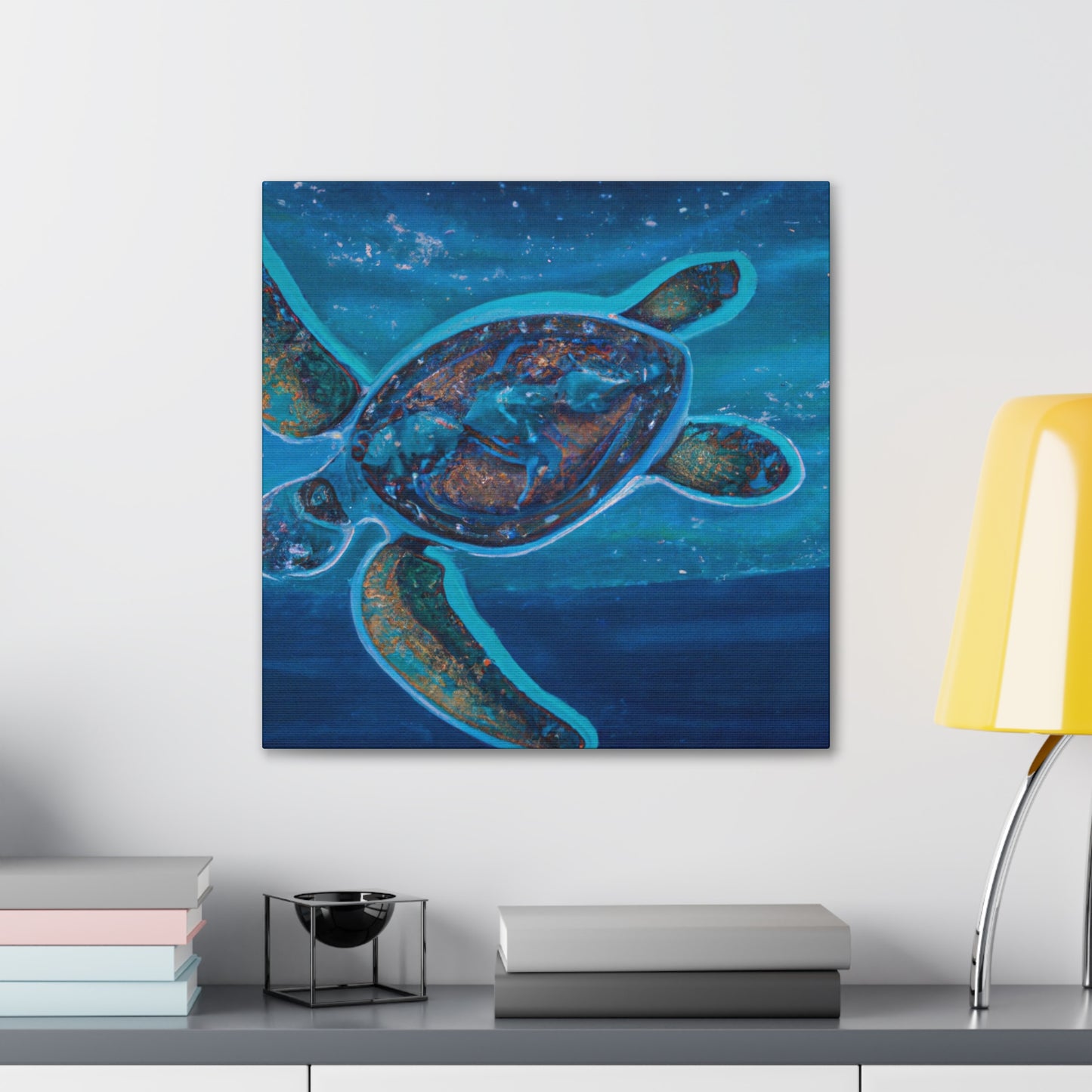 "Sea Turtle Awakening" - Canvas