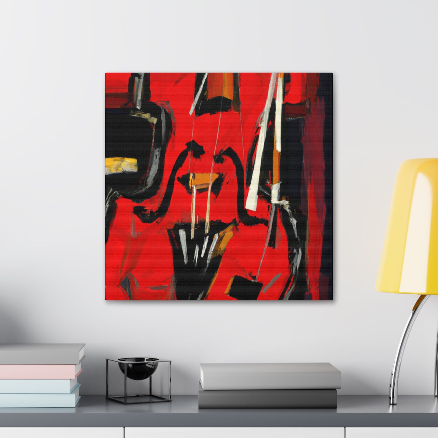 Violin in Expressionism - Canvas