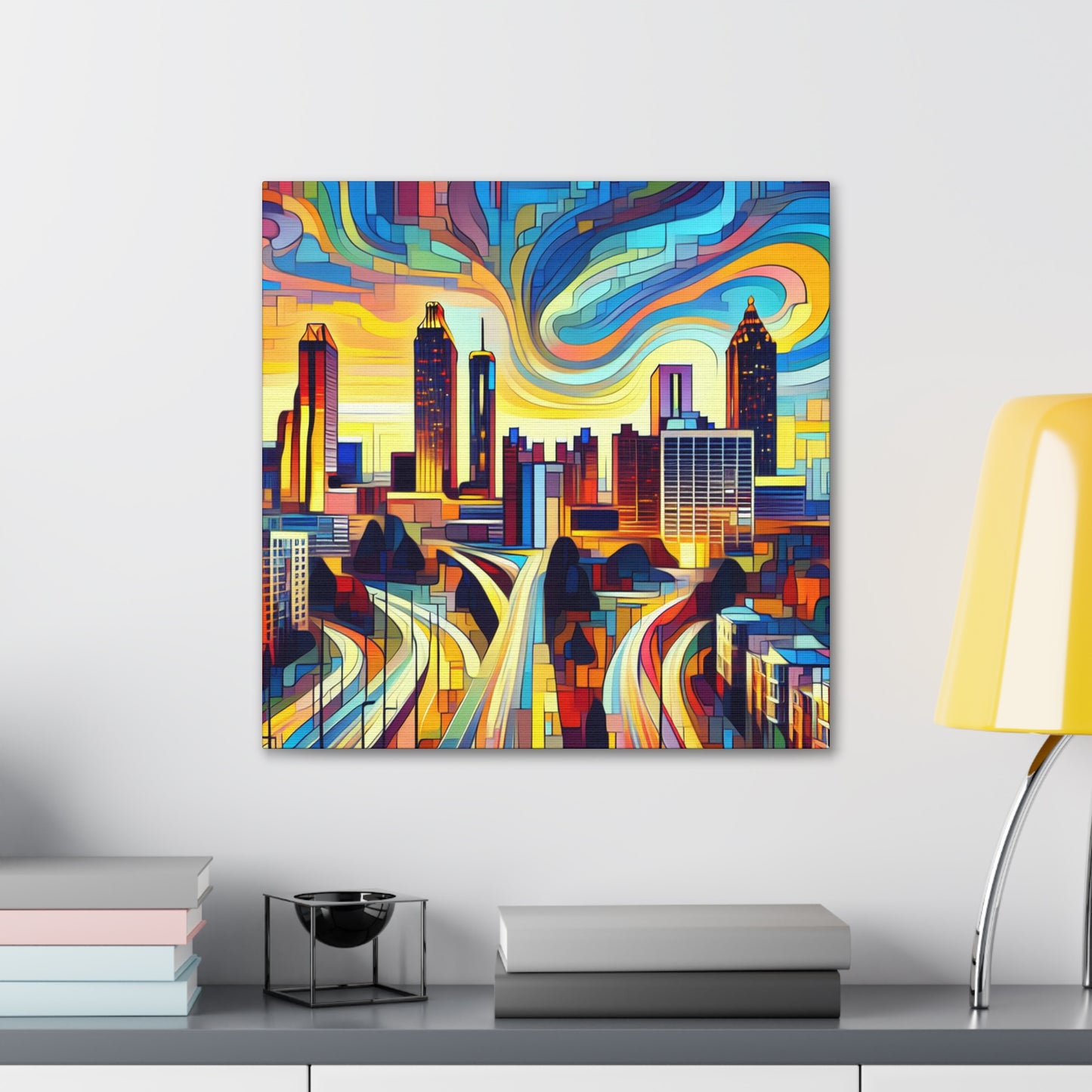 Peachtree Ascending Skyscrapers - Canvas