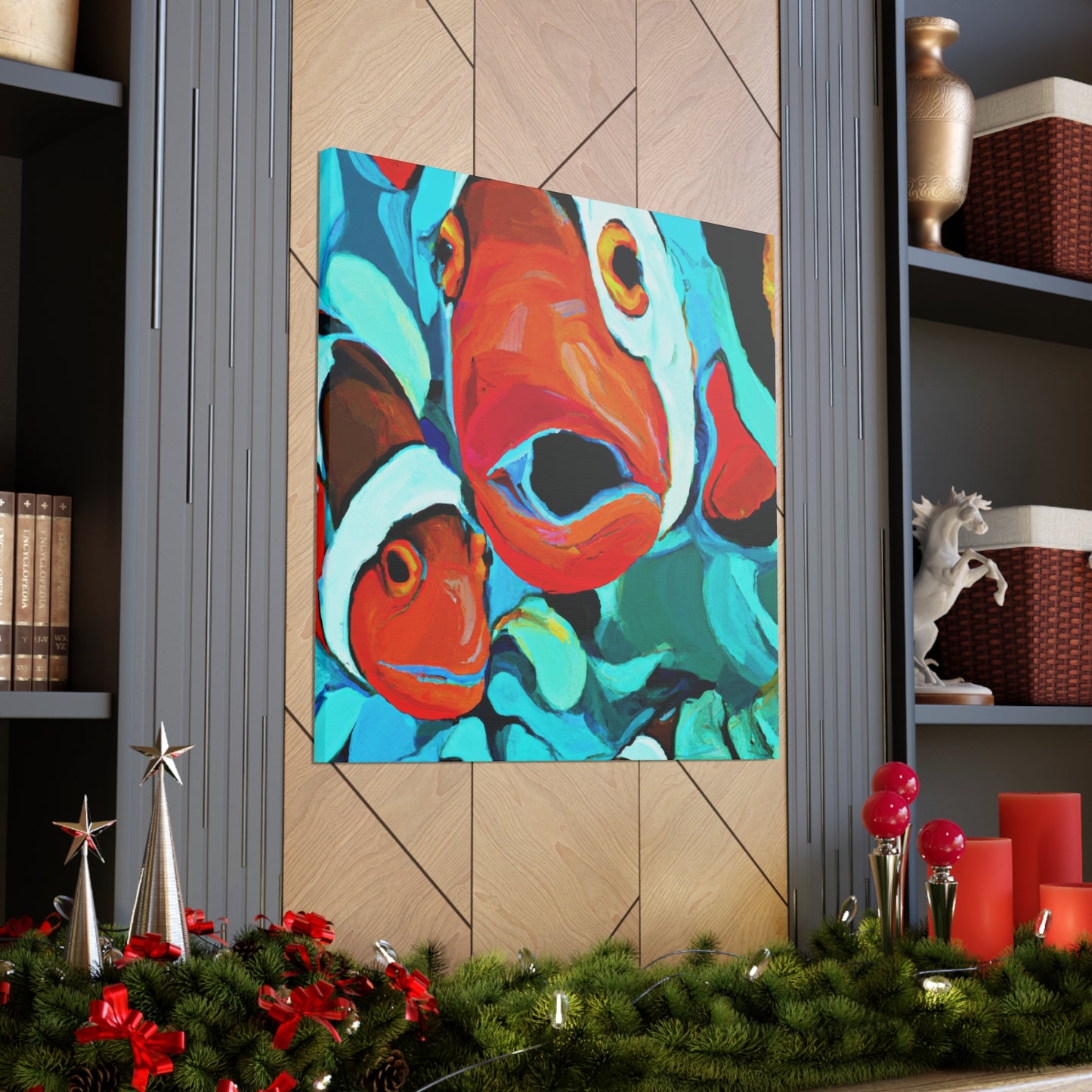 Clownfish Through Expressionism - Canvas