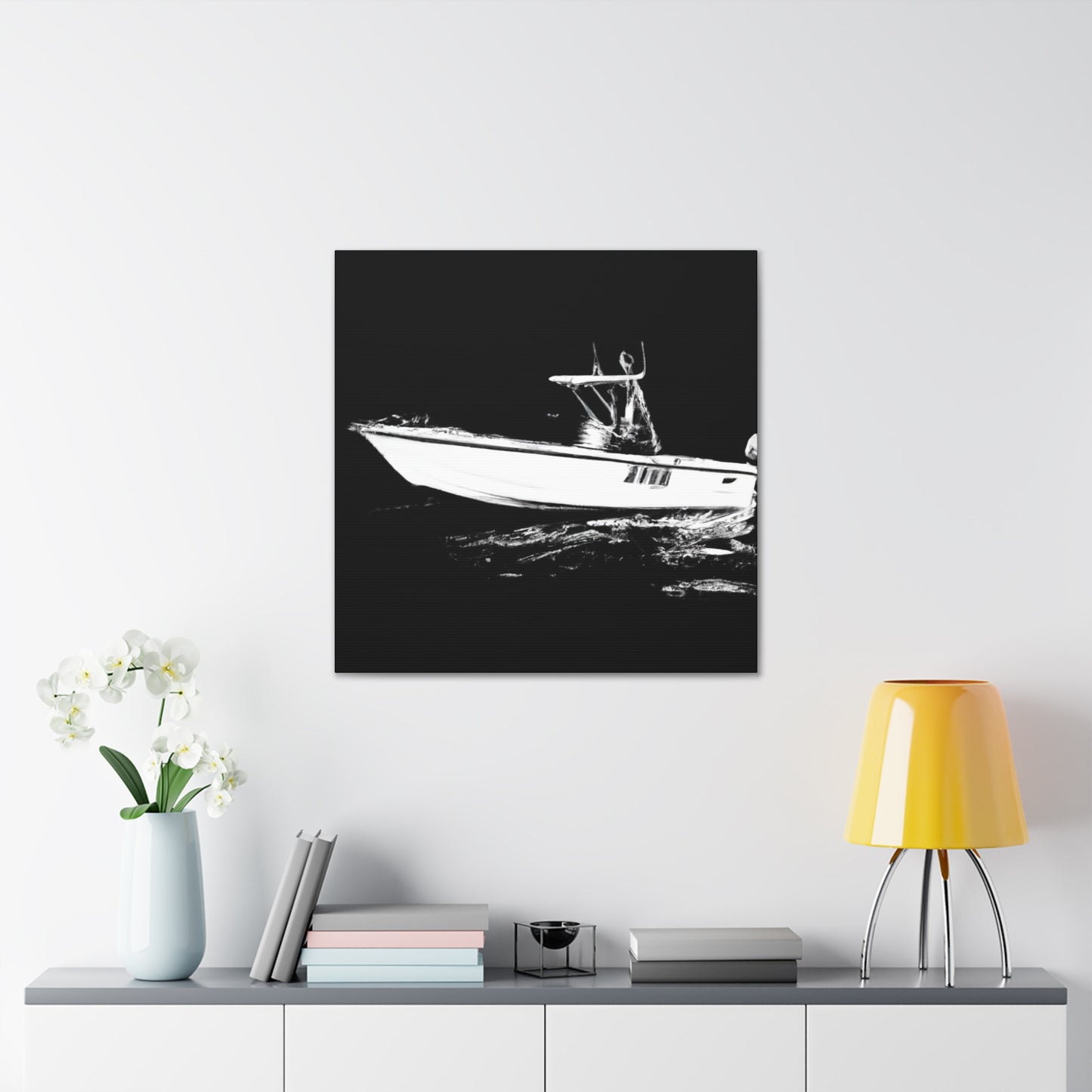 "Bass Fishing Glisten" - Canvas