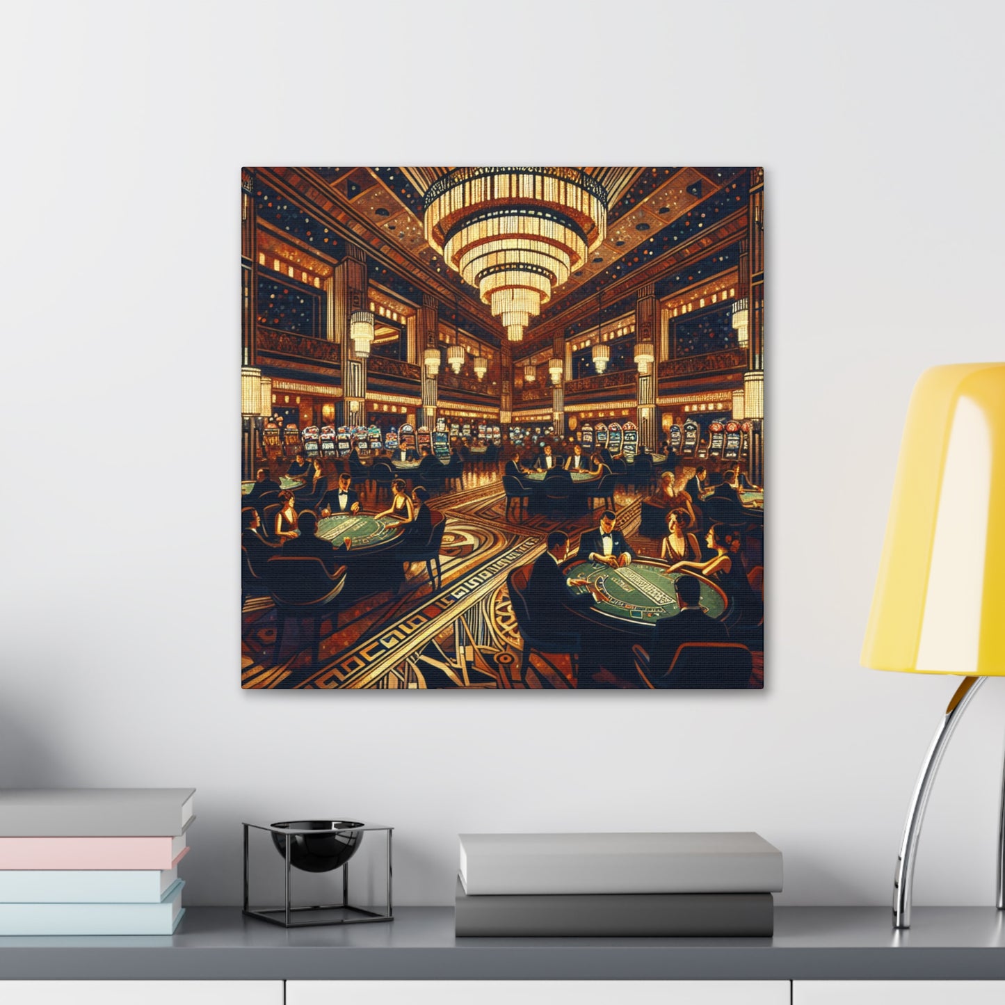 Golden Game Halls - Canvas