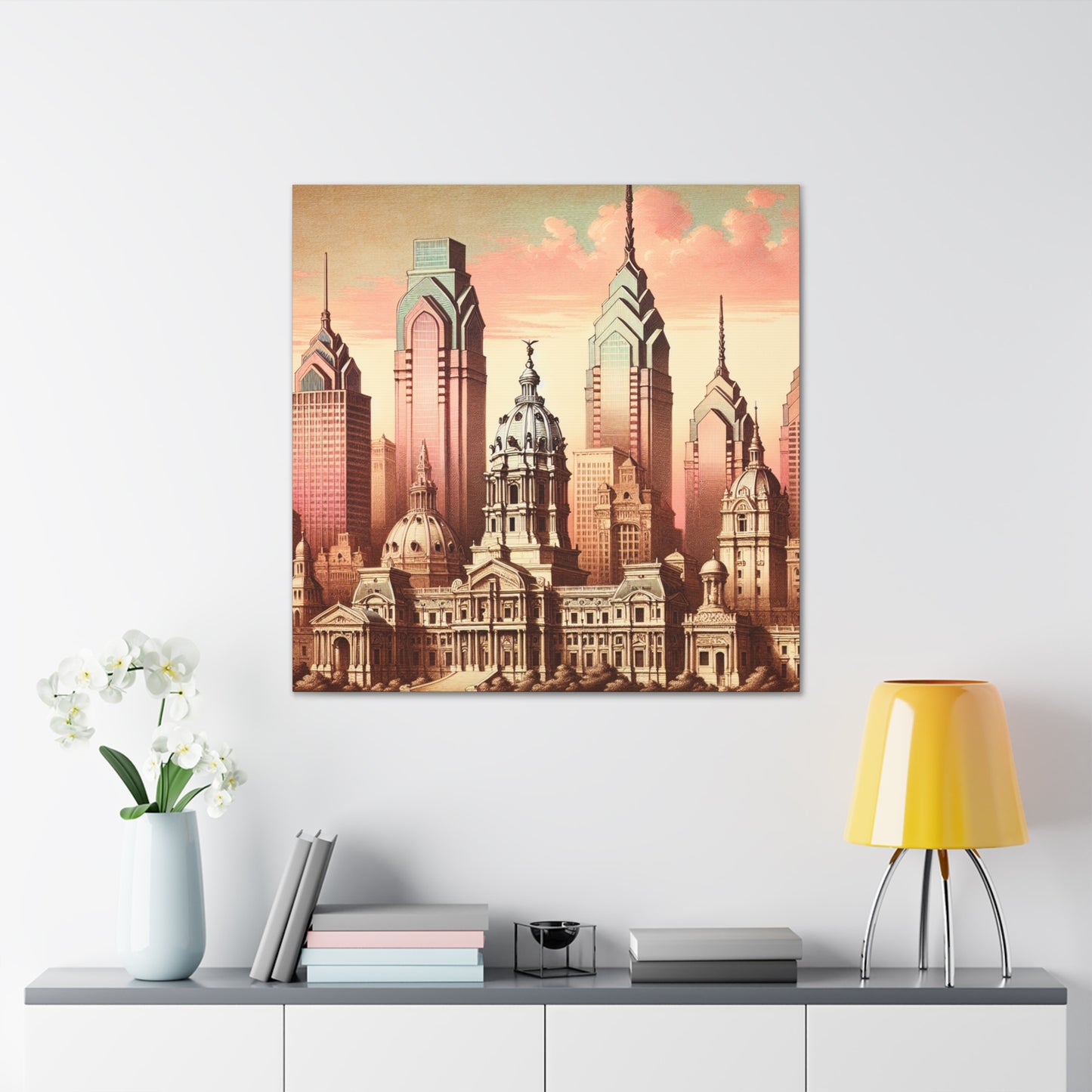 "City of Liberty's Splendor" - Canvas