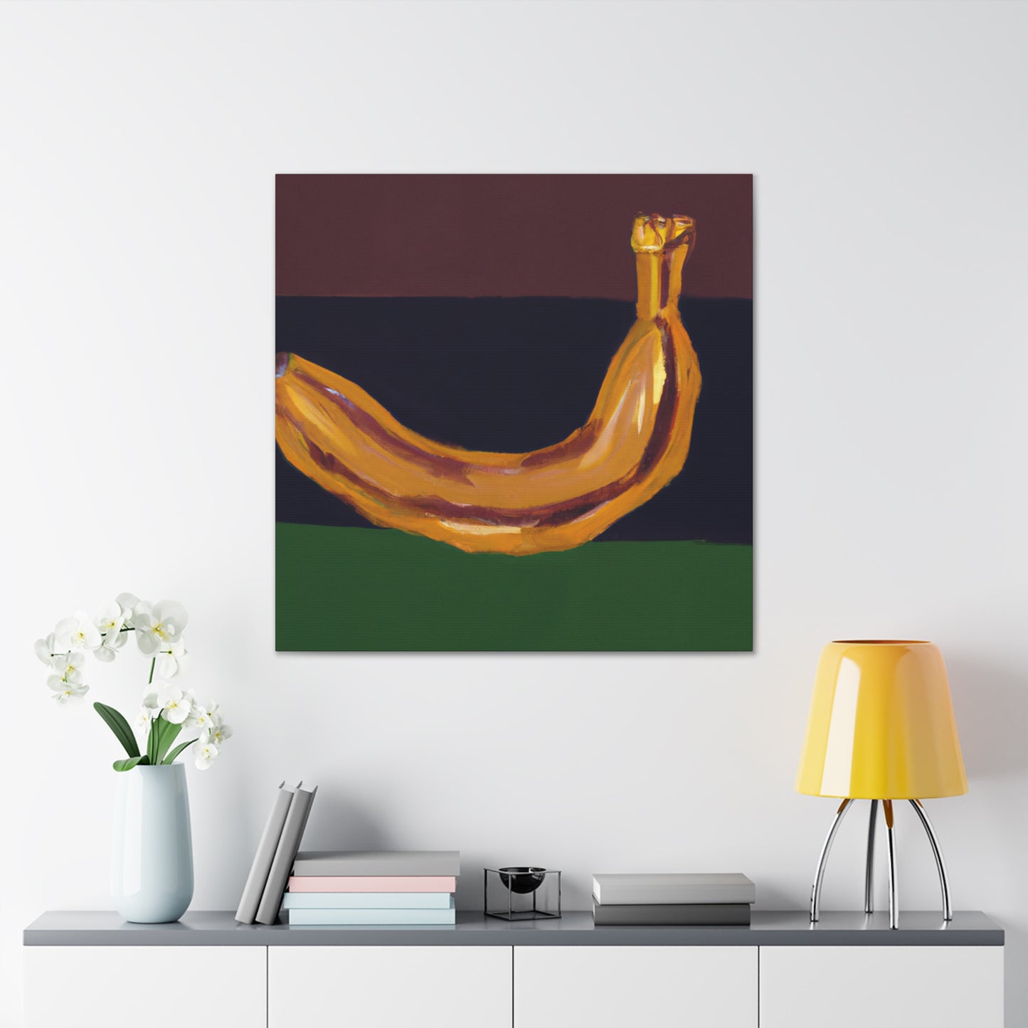 "Banana Still Life Scene" - Canvas