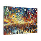 Joyful Celebrations in Motion - Canvas