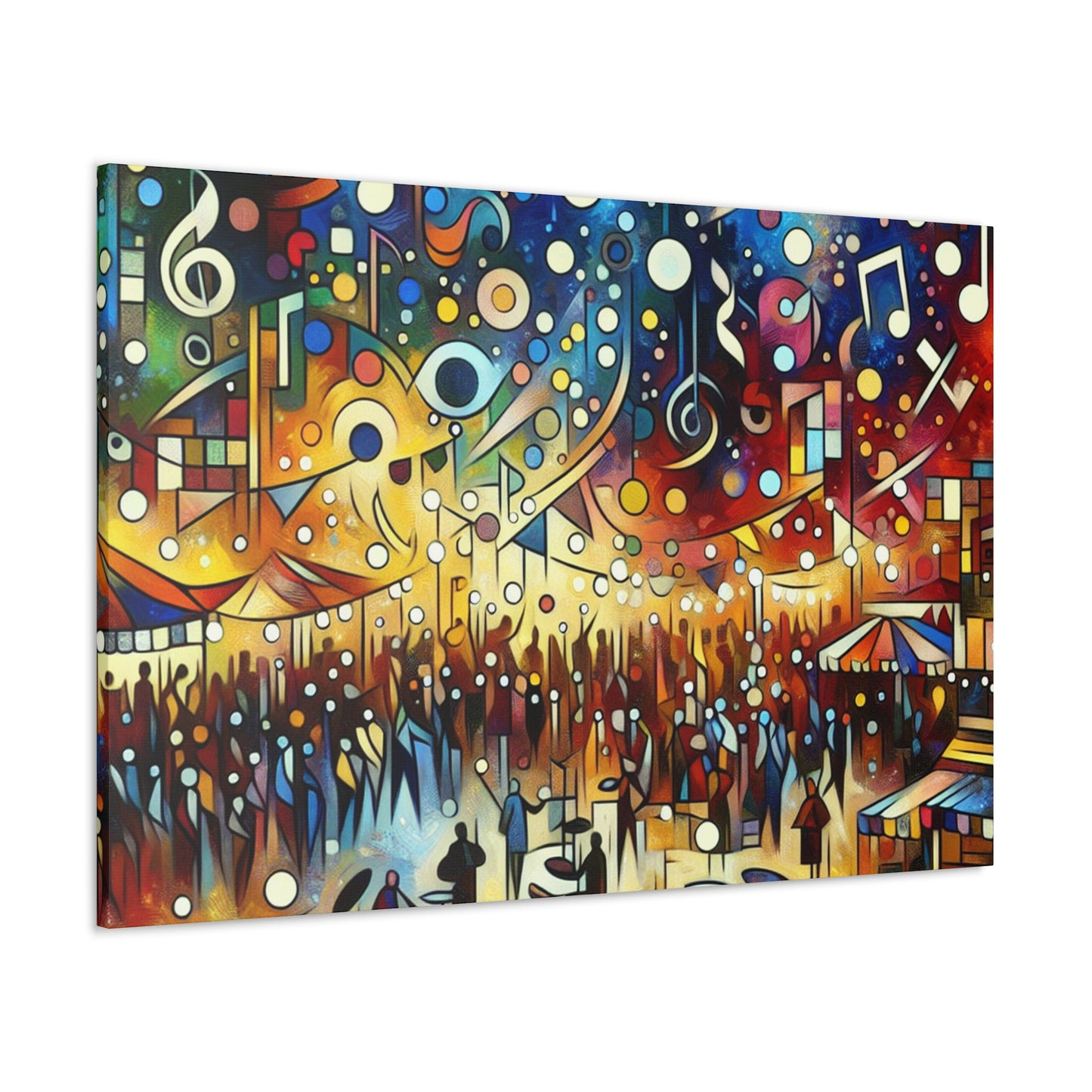 Joyful Celebrations in Motion - Canvas