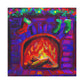 Fiery Flames Fauvism - Canvas