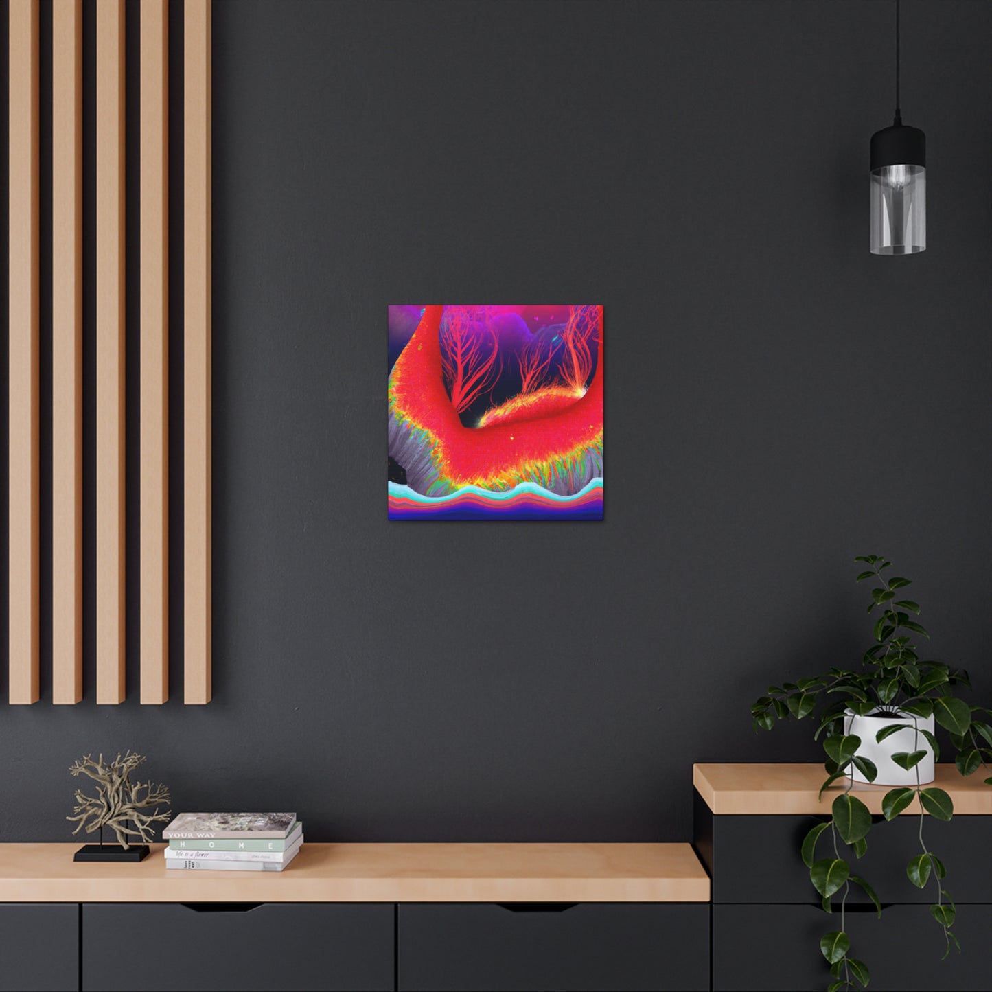 "Modern Tech Paradise" - Canvas