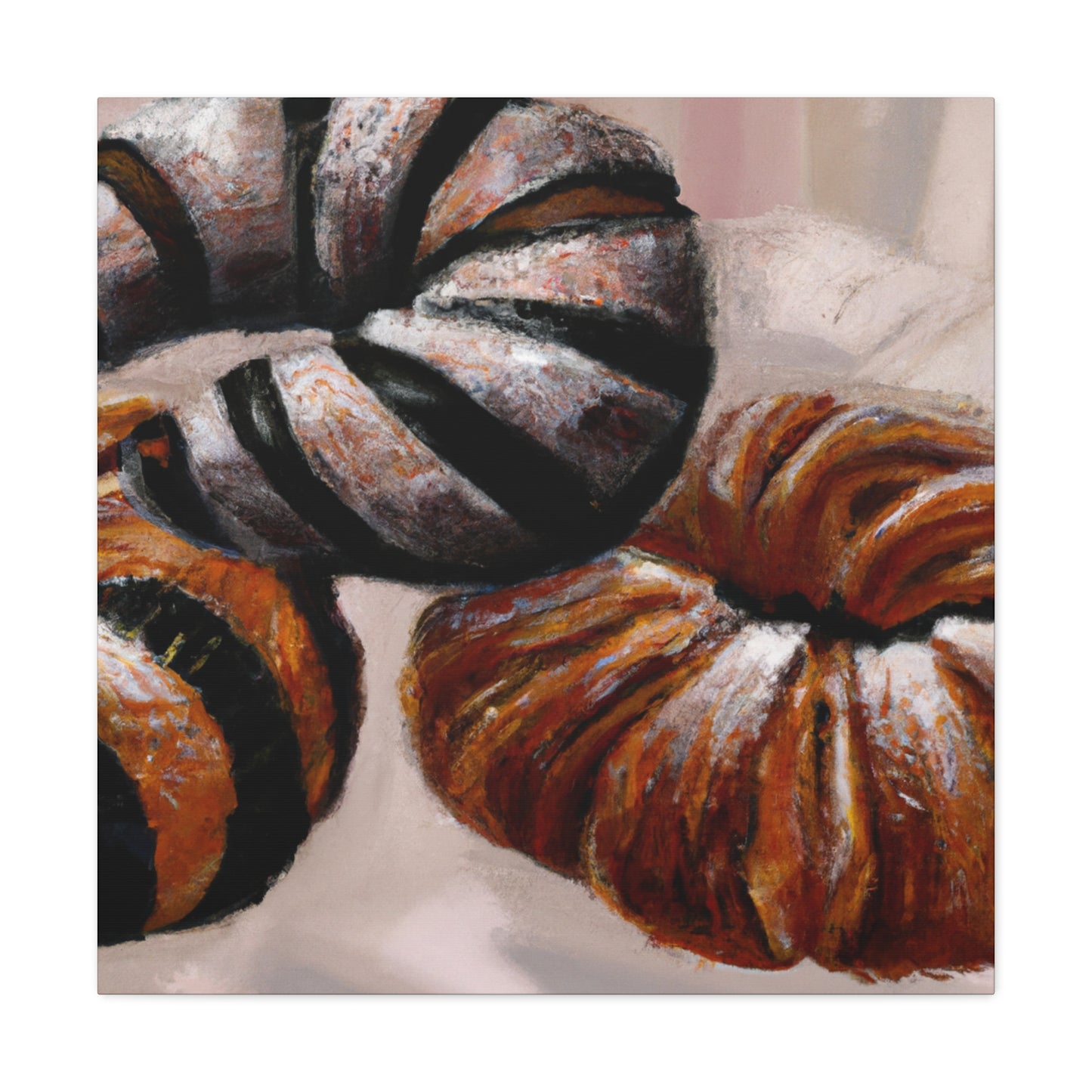 Sweet Pastry Delights - Canvas