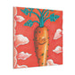 "Carrot in Rococo Style" - Canvas