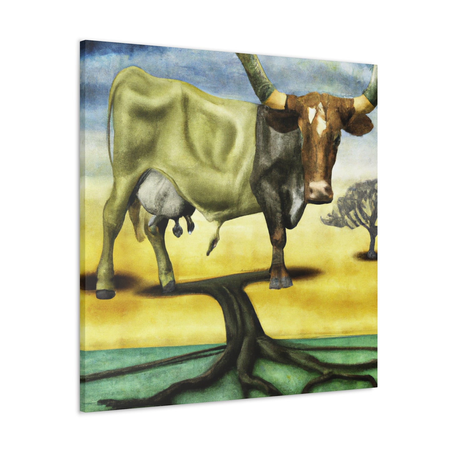 Texas Longhorn Dreamscape - Canvas