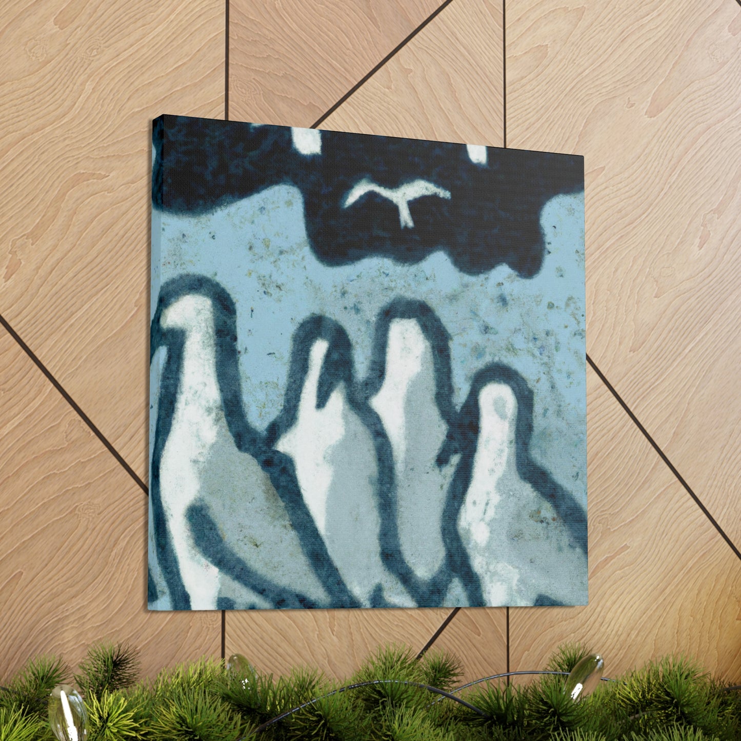 Sea Birds in Flight - Canvas