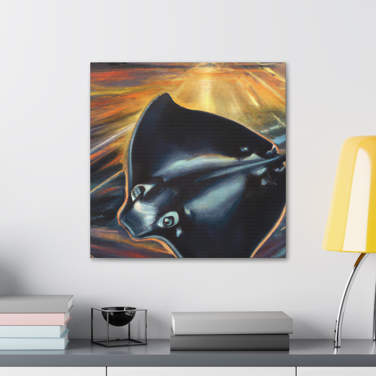 Stingray Art Deco Dream - Canvas