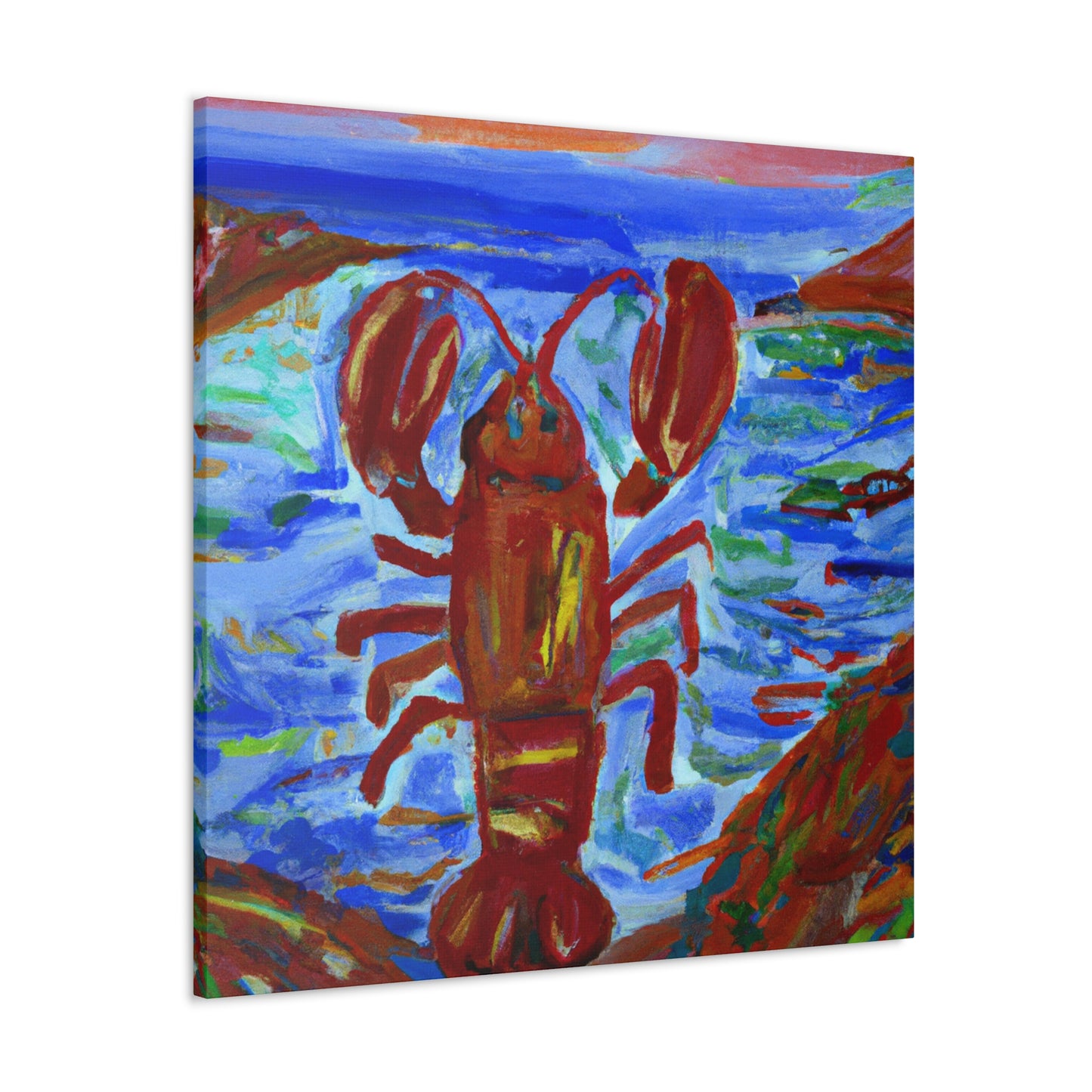 Lobster in Impressionism - Canvas